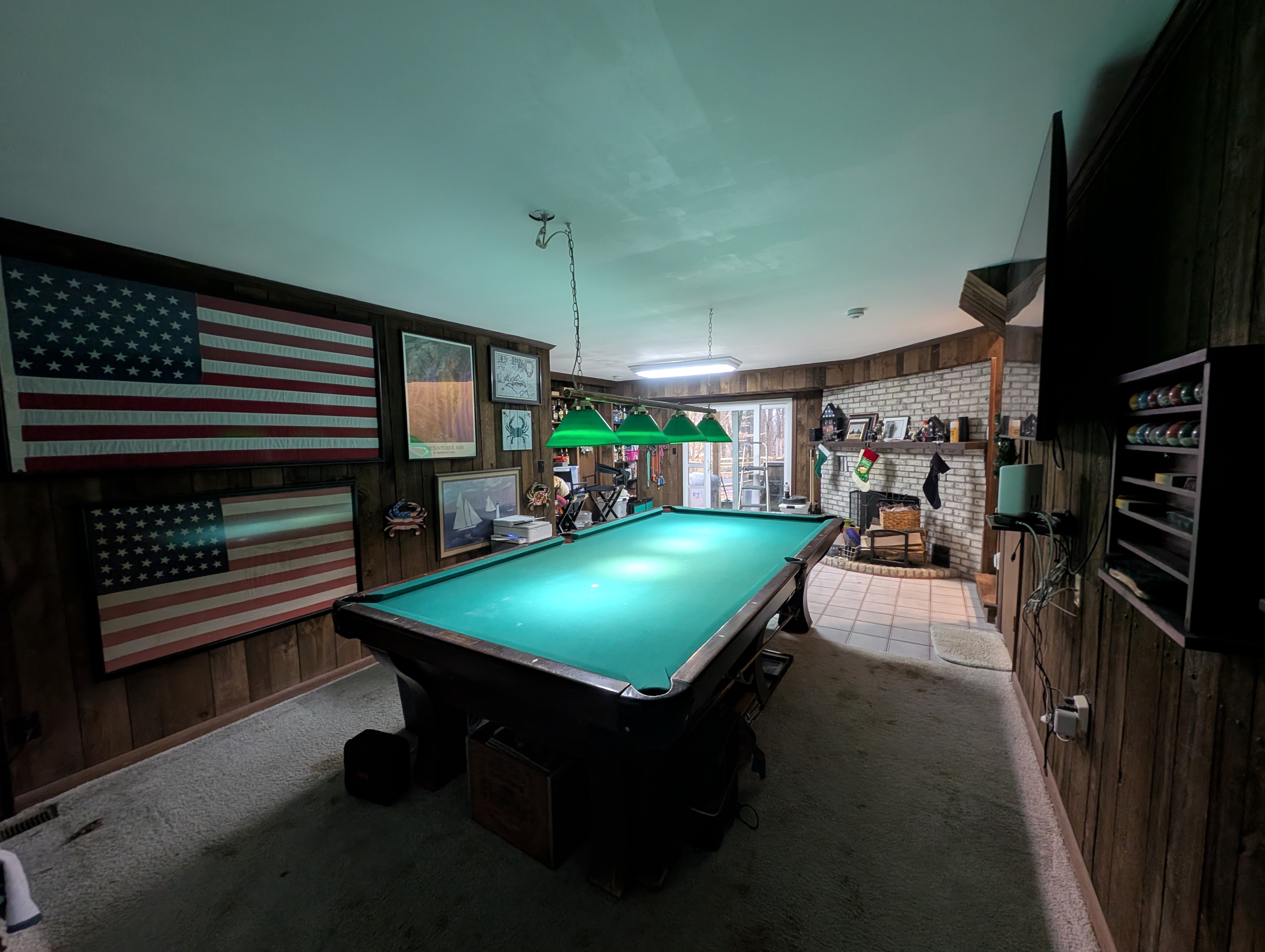 Luxury Pool Room drywall ceiling repair & Paint